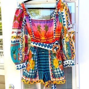 NWT Farm Rio Anthropologie jumper/romper.